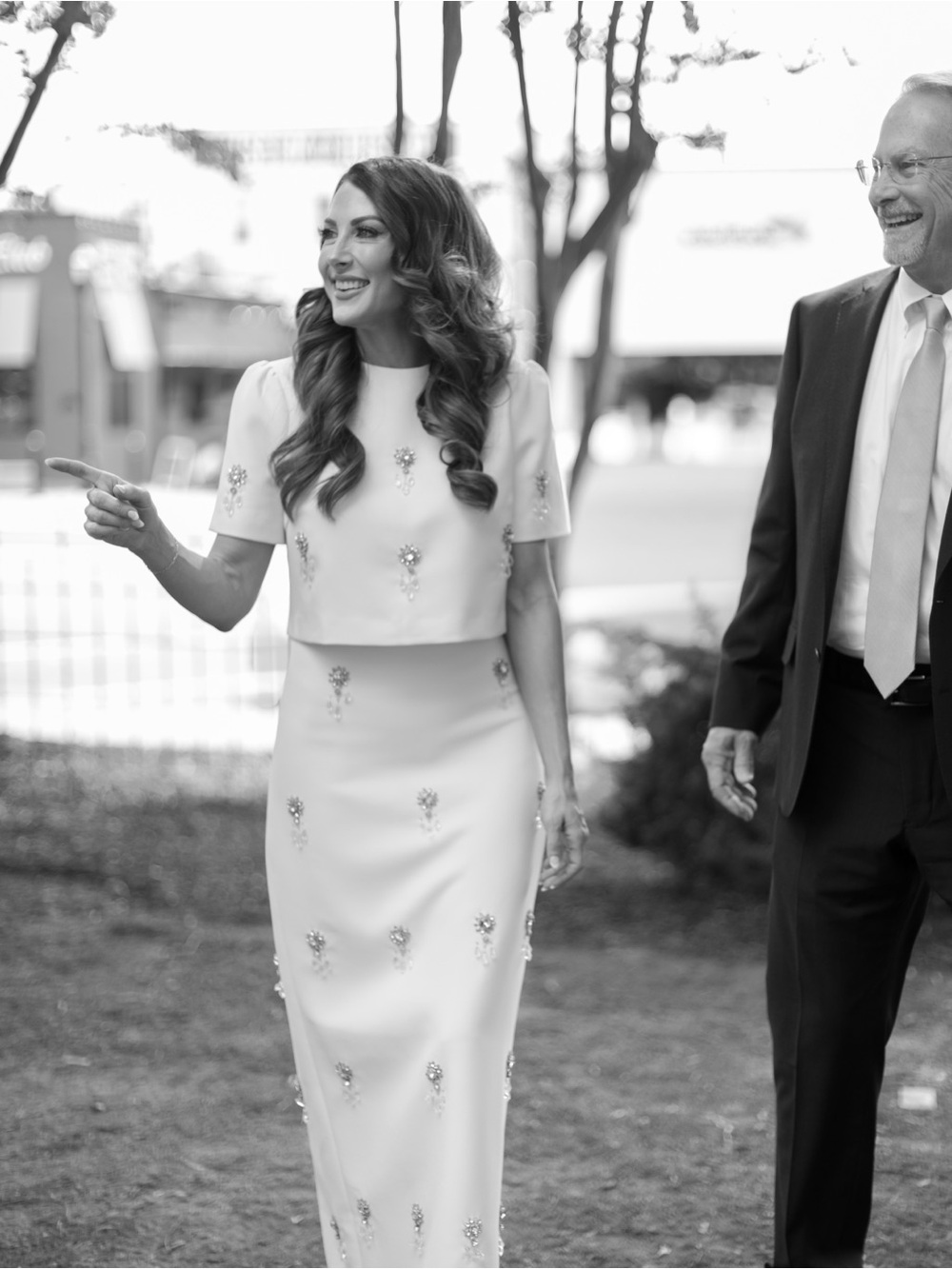Odd Muse - White Embellished Top and Skirt - Picture 10 of 14